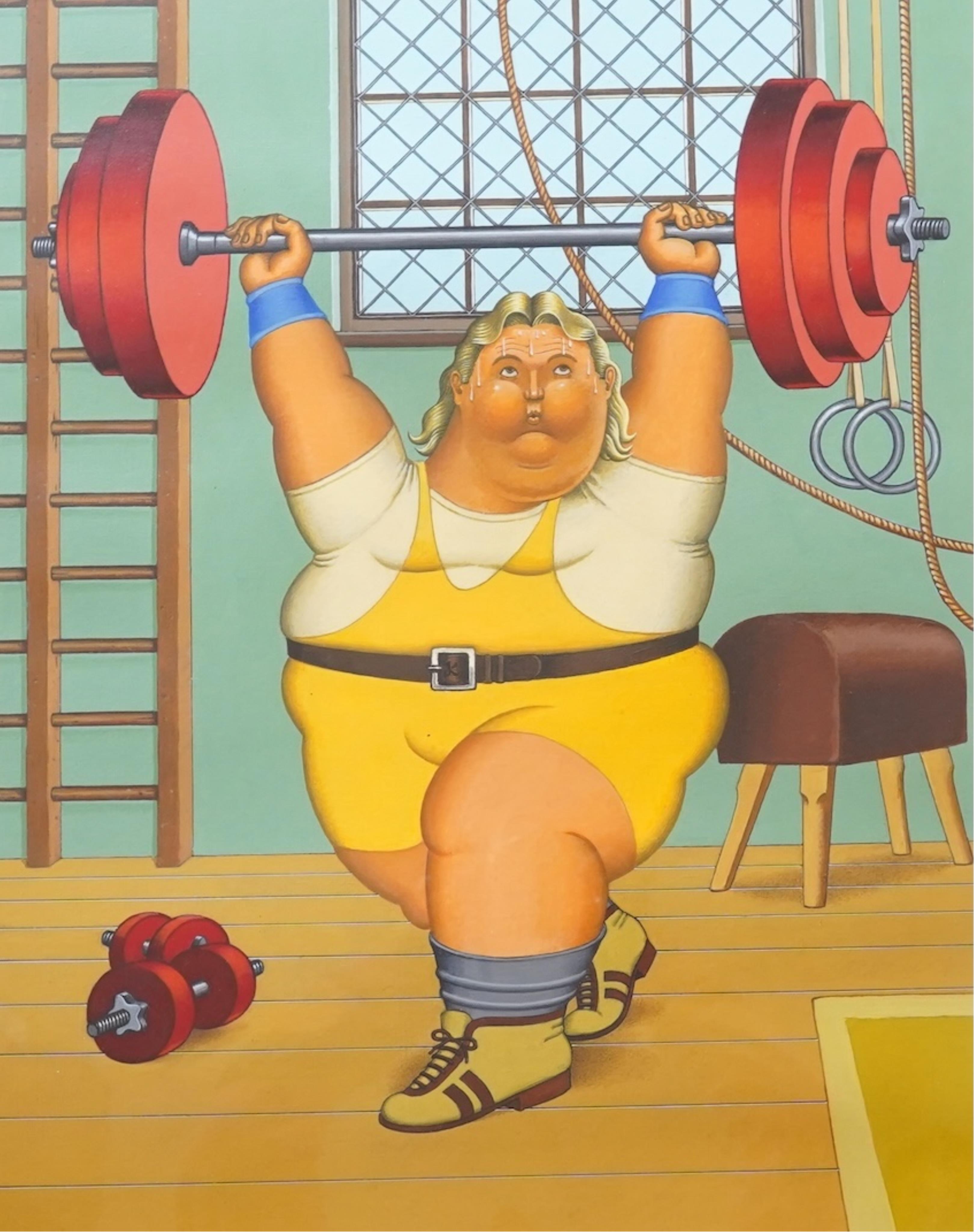 Ken Laidlaw (b.1945), Strong woman, oil, 49 x 39cm